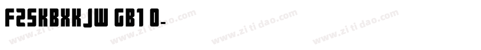 FZSKBXKJW GB1 0字体转换